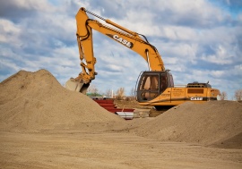 Construction of the new facility. 